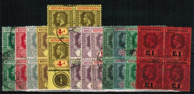 Image of Nigeria & Territories ~ Northern Nigeria SG 40/52 FU British Commonwealth Stamp